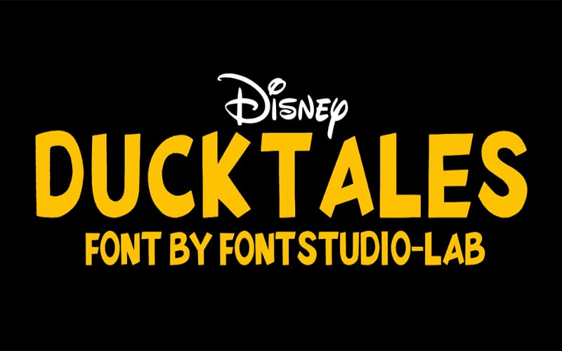 Ducktales Font Family Download