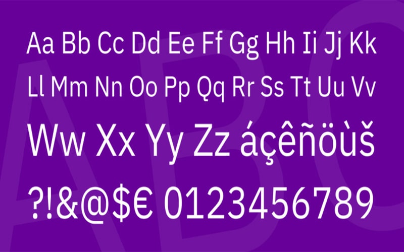 IBM Plex Sans Font Family Free Download