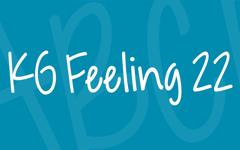 Kg Feeling 22 Font Family Free Download