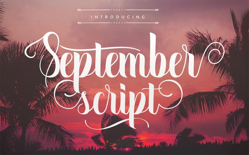 September Script Font Free Download