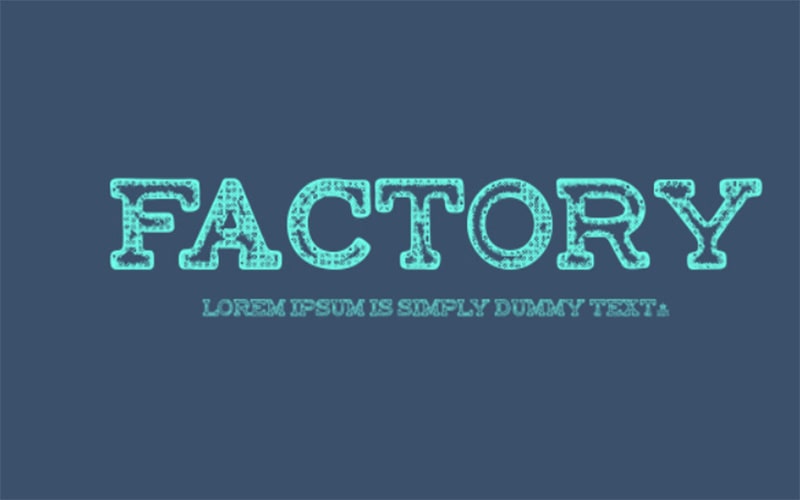 Factory Font Family Free Download