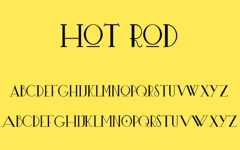 Hot Rod Font Family Download