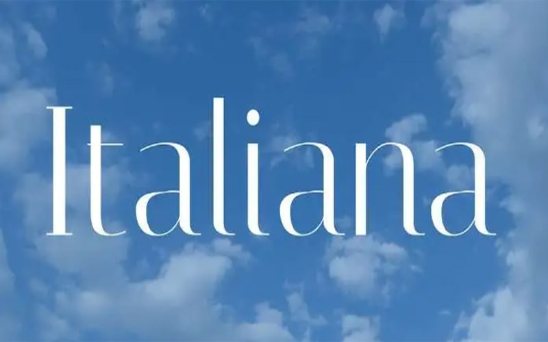 Italiana Font Free Family Download