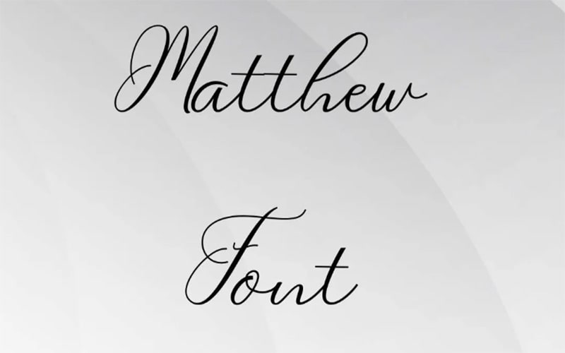 Matthew Font Family Download