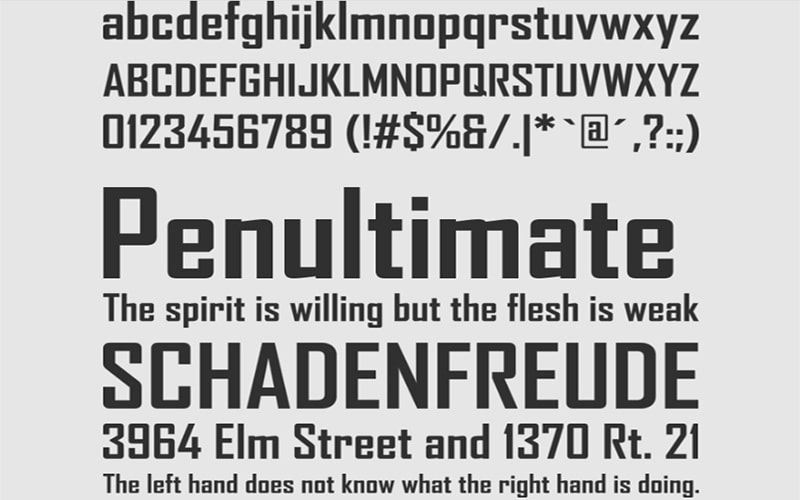 agency fb font download for photoshop