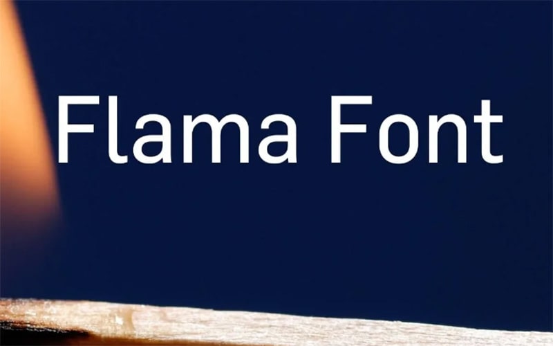 Flama Font Free Family Download
