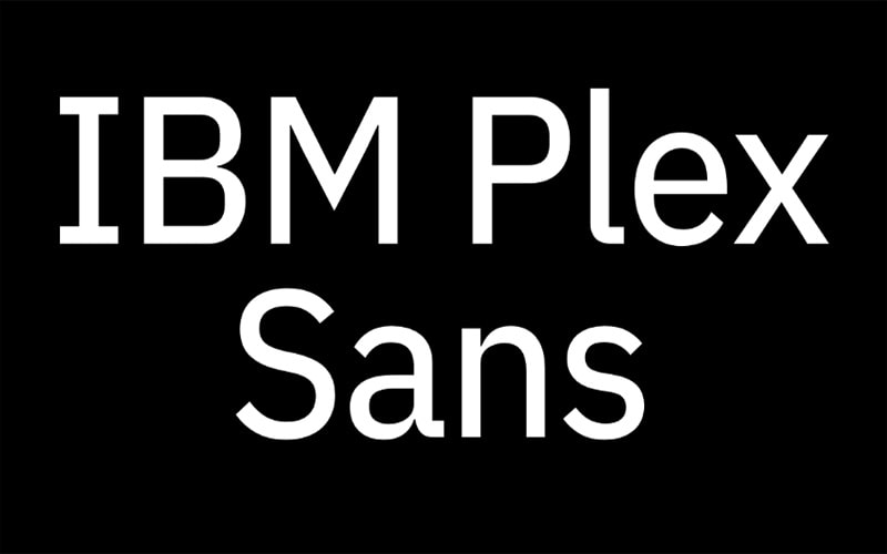 IBM Plex Sans Font Family Download