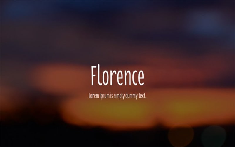 Florence Font Florence Fonts Free Download