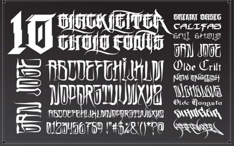 H74 Burial Black Font Family Free Download