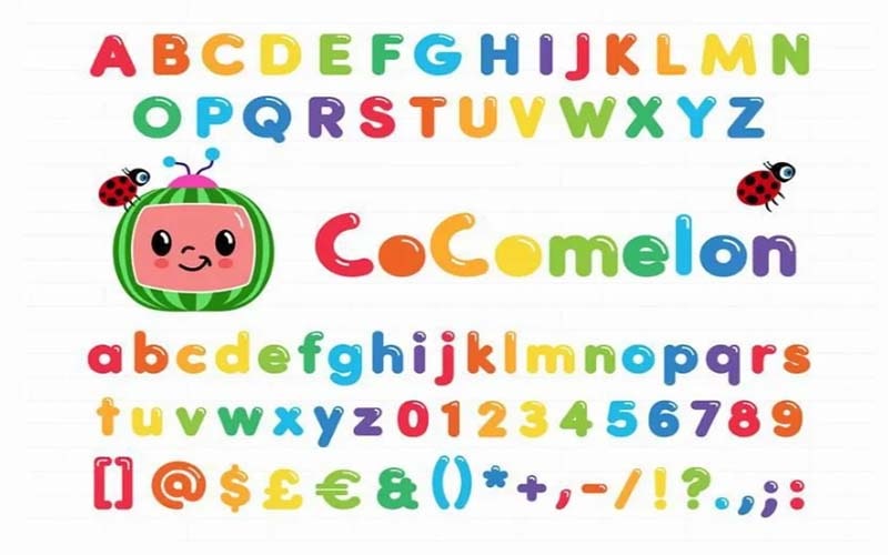 Cocomelon Font Free Family Download