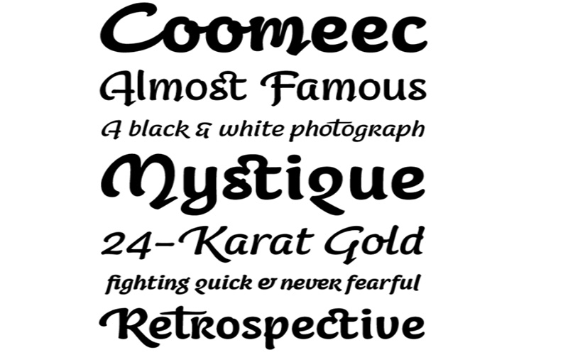 coomec pro bold font for mac free download