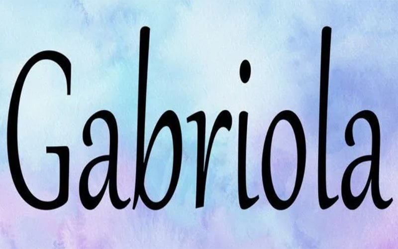 Gabriola font family free download