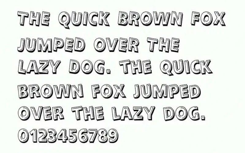 Looney Tunes font family free download