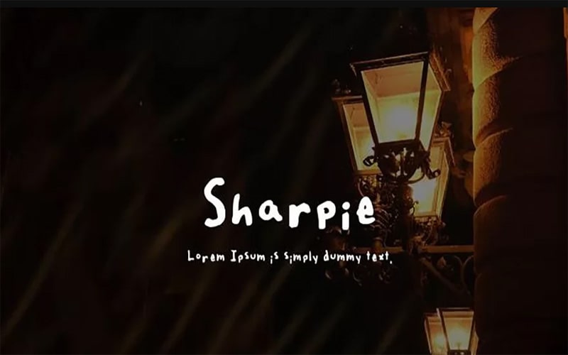 Sharpie Font family free download