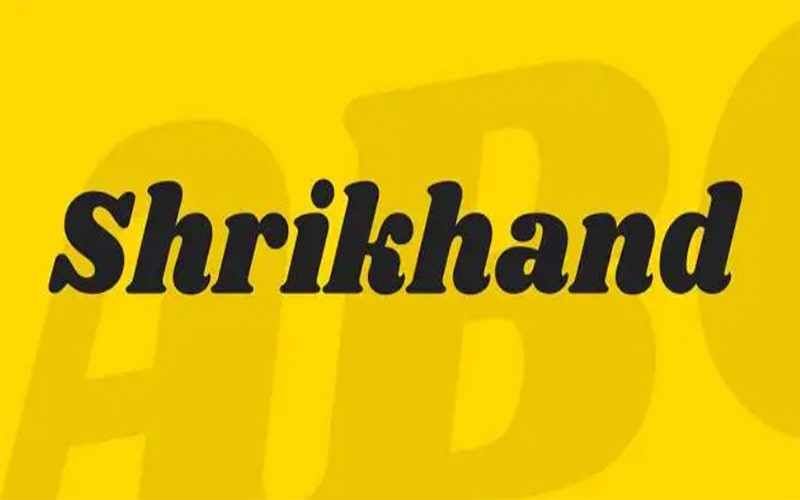 Shrikhand Font family free download