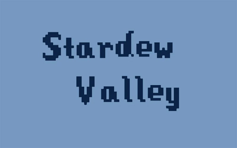 Stardew Valley Font family free download