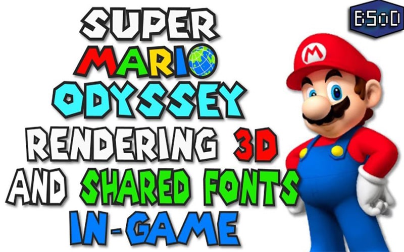 Super Mario Odyssey Font Family Free Download