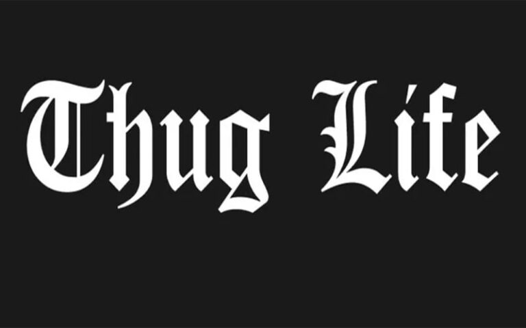 Thug Life Font Free Download