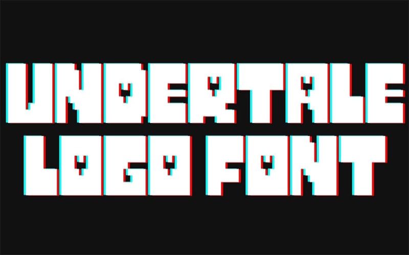 Undertale Logo Font family free download