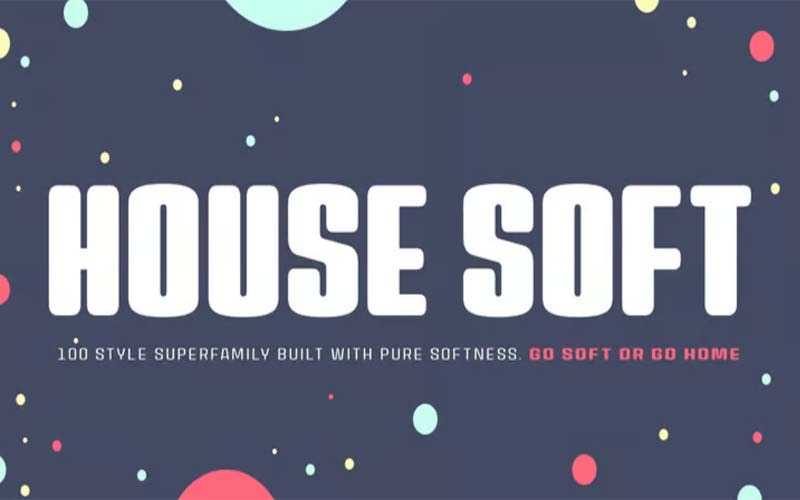 House Soft Font Free Family Download