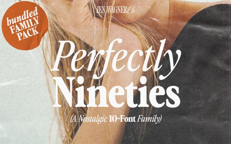 Perfectly Nineties Font family free download