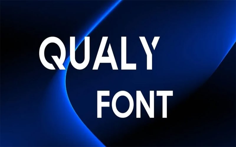 Qualy Font family free download