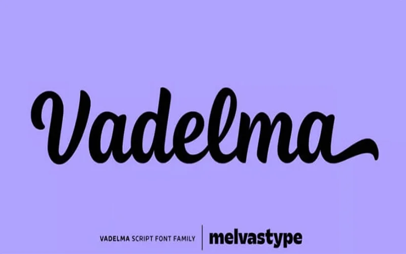Vadelma Regular font family free download
