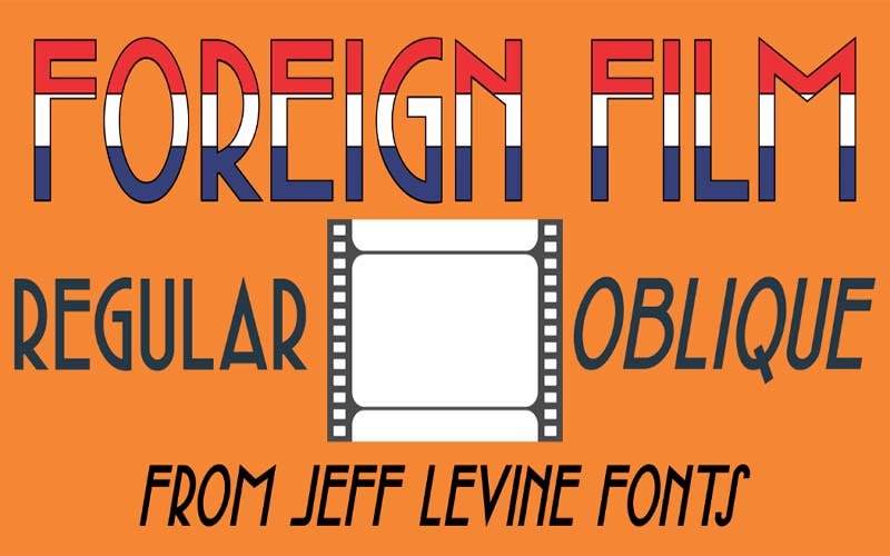 Foreign Film Jnl Regular Font Free Download