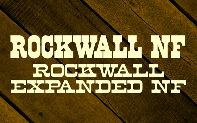 Rockwall NF Font Free Family Download