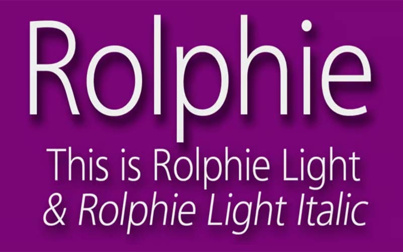 Rolphie Font Family Free Download