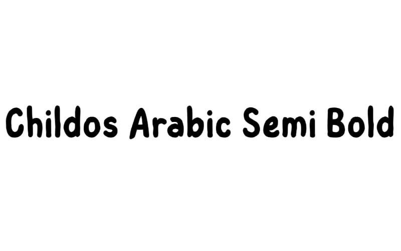 Childos Arabic Semibold Font Free Family Download