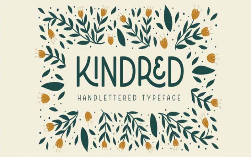 Kindred Modern Font Free Download Kindred Modern Font Free Download
