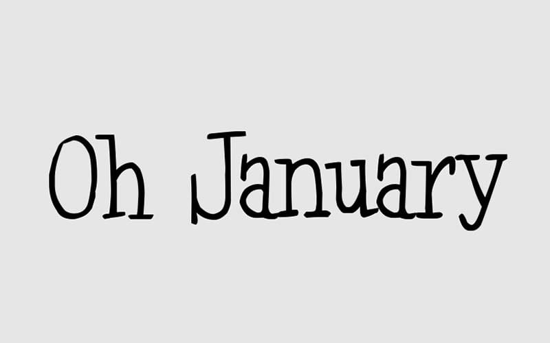 Oh January Font Family Download