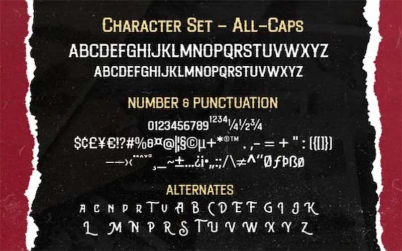 Marones font Family Free Download