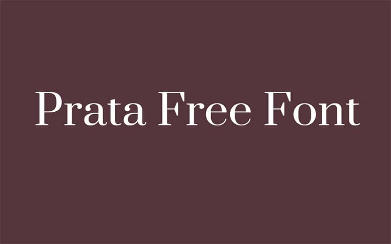 Prata Font Family Free download