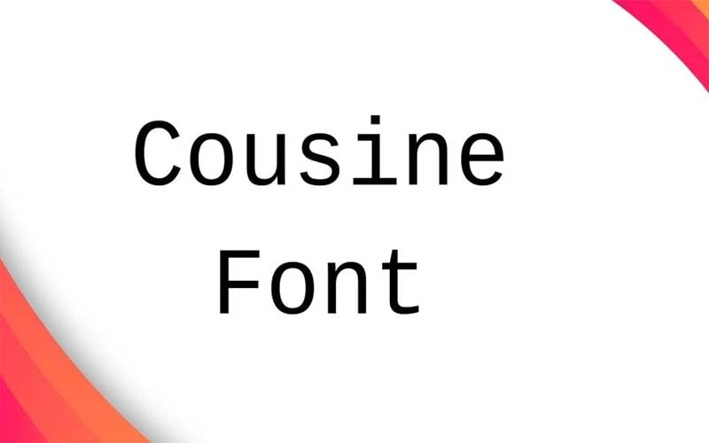 Cousine Font Family Free Download
