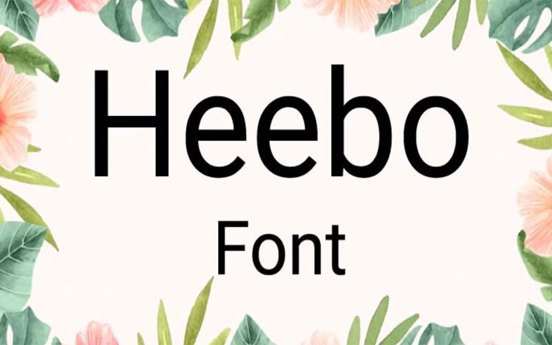 Heebo Font Family Free Download