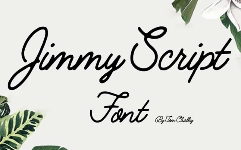 Jimmy Script Font Family Free Download