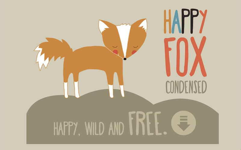 Happy Fox Font Family Free Download