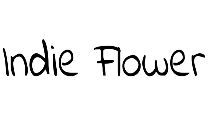 Indie Flower Font Family Free Download