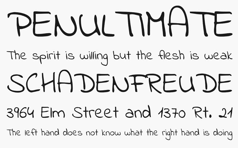 Indie Flower Font Family Free Download