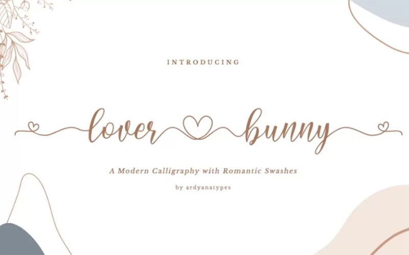 Lover Bunny Script Font Free Family Download