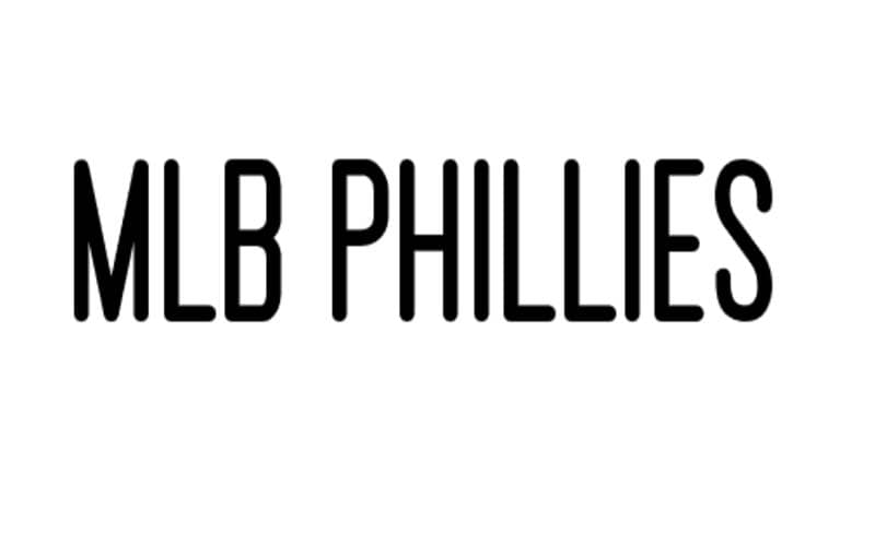 MLB Phillies Font Family Free Download
