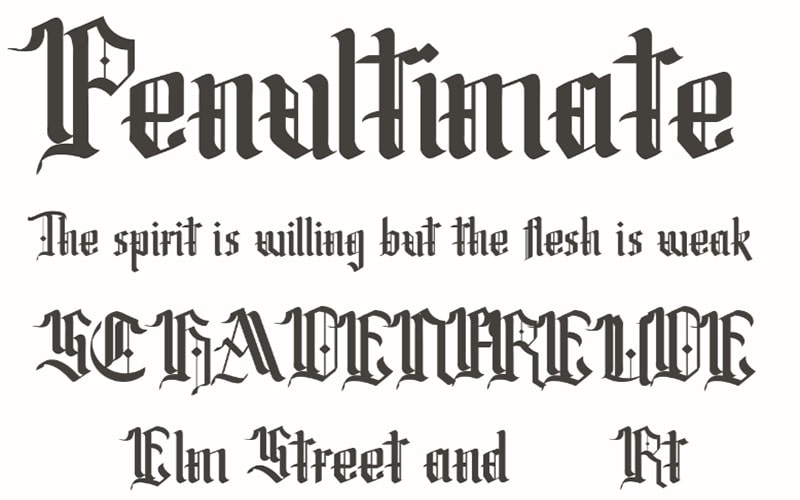 Omerta Font Family Free Download