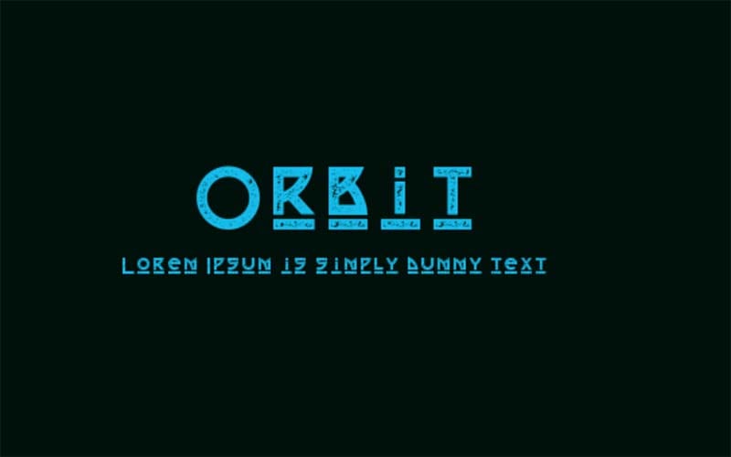 Orbit Font Family Free Download