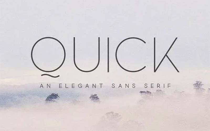 Quick Font Family Free Download