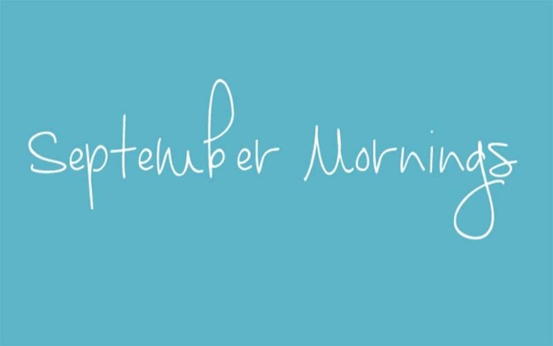 September Mornings Font family Free Download