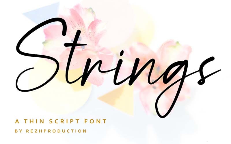Strings Font Family Free Download