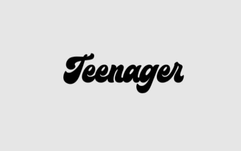 Teenager Font Family Free Download