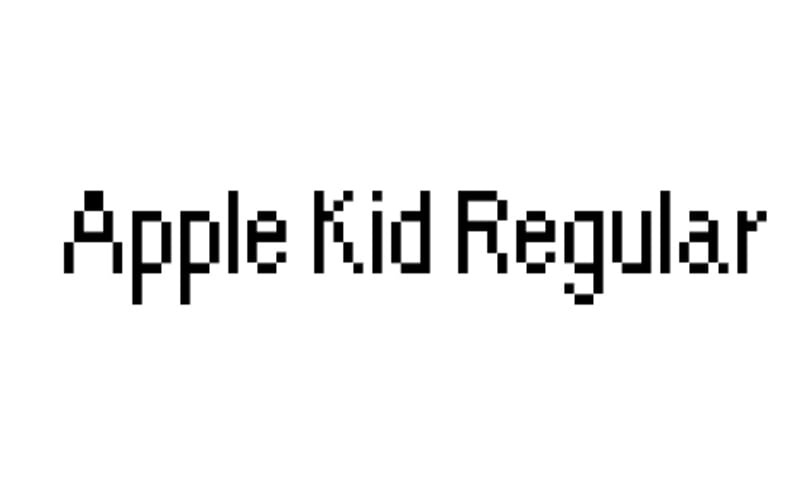 Apple Kid Font Family Free Download